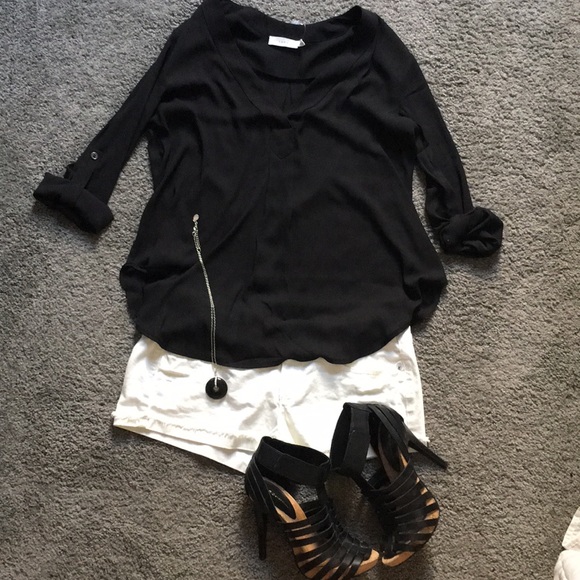 Lush Tops - Lush Black Tunic